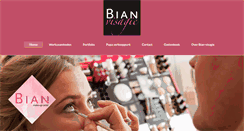Desktop Screenshot of bian-visagie.nl